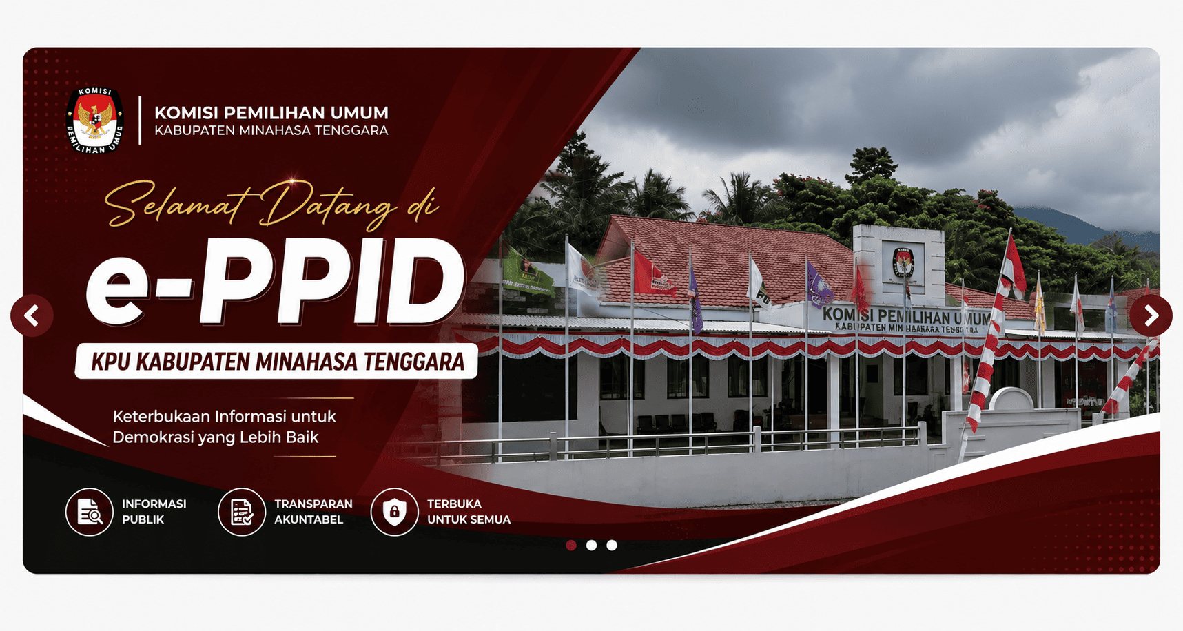 Selamat datang di layanan e-PPID KPU Kabupaten Minahasa Tenggara